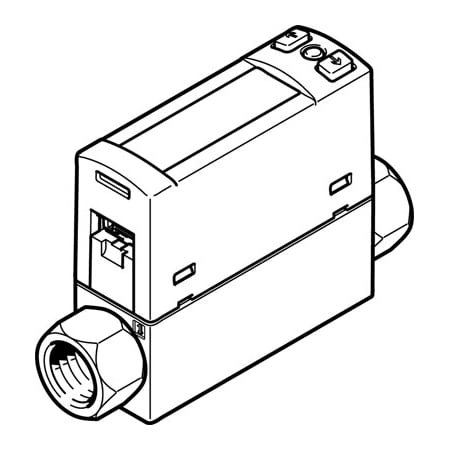 Festo Flow Sensor SFAH-200U-G14FS-PNLK-PNVBA-M8 SFAH-200U-G14FS-PNLK-PNVBA-M8